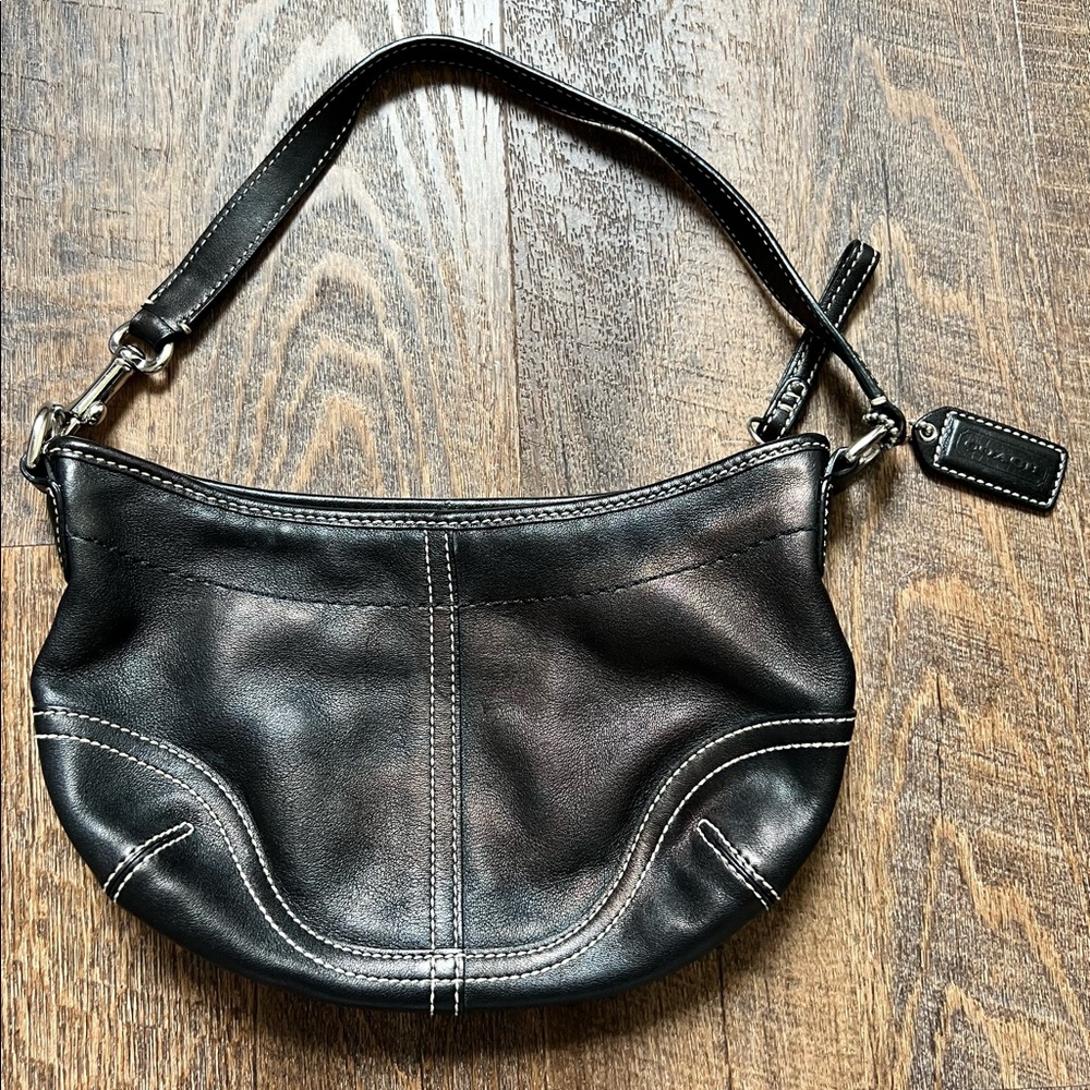Coach leather handbag (small)